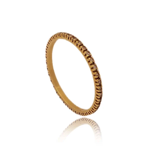 Aliança Ouro 18K E Diamantes