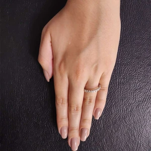 Aliança Ouro Branco E Diamantes