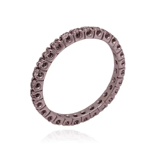 Aliança Ouro Branco E Diamantes