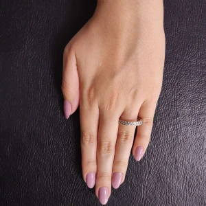 Aliança Ouro Branco E Diamantes Aliança Ouro Branco E Diamantes