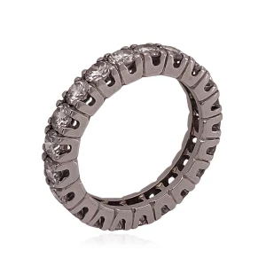 Aliança Platina E Diamantes