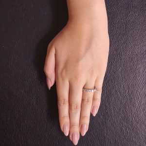 Aliança Platina e Diamantes