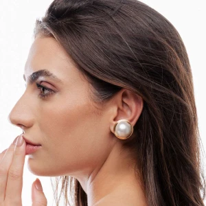 Anel E Brincos Ouro 18K E Pérolas
