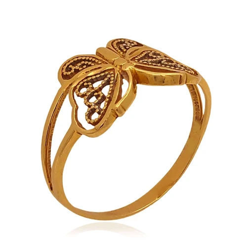 Anel Ouro 18K Duas Cores