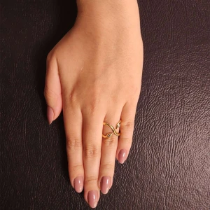 Anel Ouro 18K E Diamantes Anel Ouro 18K E Diamantes