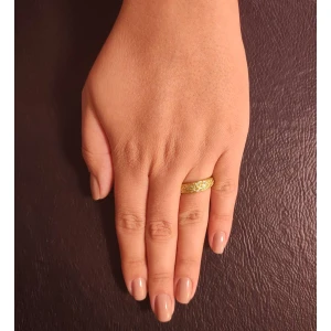 Anel Ouro 18K E Diamantes