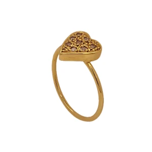 Anel Ouro 18K E Diamantes