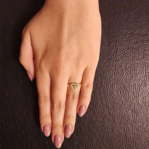 Anel Ouro 18K E Diamantes Anel Ouro 18K E Diamantes