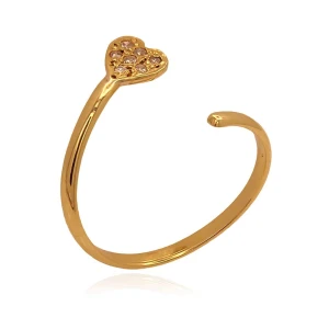 Anel Ouro 18K E Diamantes