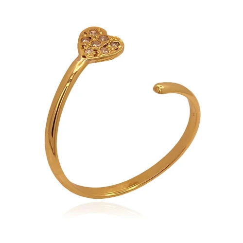 Anel Ouro 18K E Diamantes