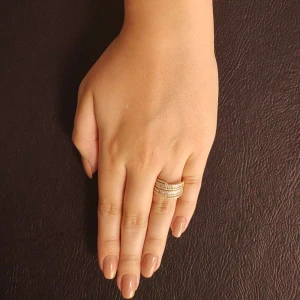 Anel Ouro 18K E Diamantes Anel Ouro 18K E Diamantes