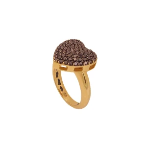 Anel Ouro 18K E Diamantes