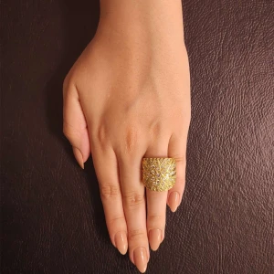 Anel Ouro 18K E Diamantes Anel Ouro 18K E Diamantes