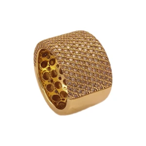 Anel Ouro 18K E Diamantes Anel Ouro 18K E Diamantes