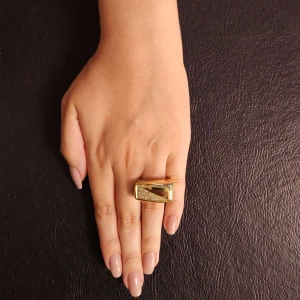 Anel Ouro 18K E Diamantes