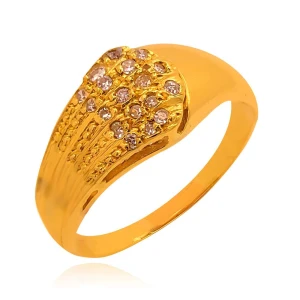 Anel Ouro 18K E Diamantes