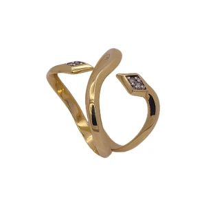 Anel Ouro 18K E Diamantes Anel Ouro 18K E Diamantes