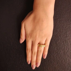 Anel Ouro 18K E Diamantes