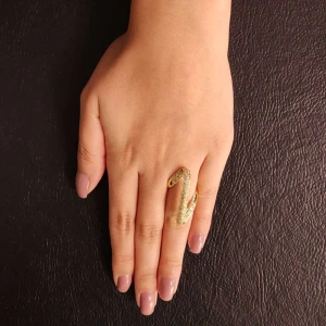 Anel Ouro 18K E Diamantes