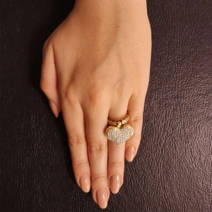 Anel Ouro 18K E Diamantes
