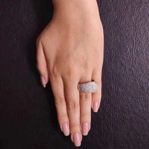 Anel Ouro 18K E Diamantes