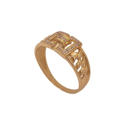 Anel Ouro 18K E Diamantes