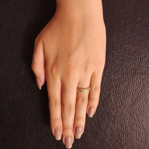 Anel Ouro 18K E Diamantes