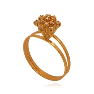 Anel Ouro 18K E Diamantes