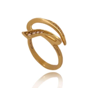 Anel Ouro 18K E Diamantes