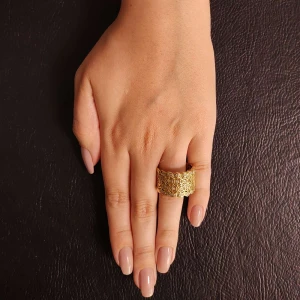 Anel Ouro 18K E Diamantes