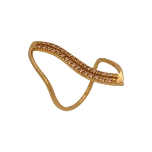 Anel Ouro 18K E Diamantes