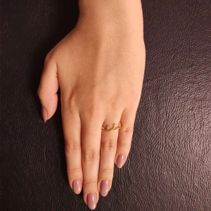 Anel Ouro 18K E Diamantes Anel Ouro 18K E Diamantes