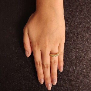 Anel Ouro 18K E Diamantes Anel Ouro 18K E Diamantes