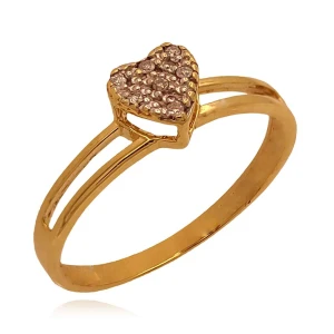 Anel Ouro 18K E Diamantes