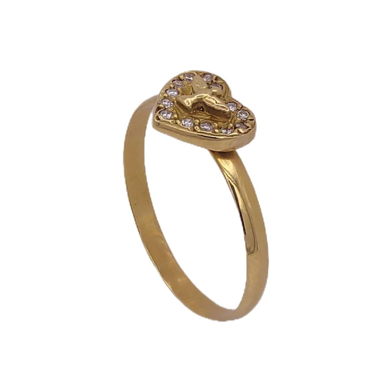 Anel Ouro 18K E Diamantes Anel Ouro 18K E Diamantes