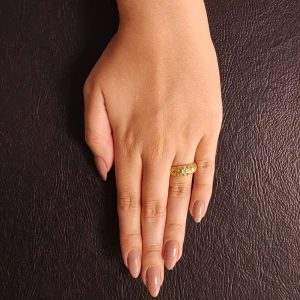 Anel Ouro 18K E Diamates