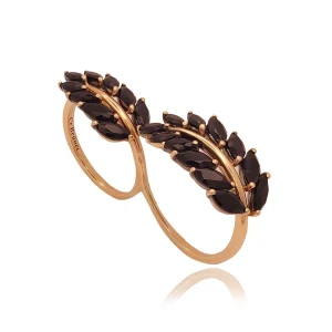 Anel Ouro 18K E Onix Brunner