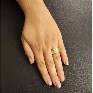 Anel Ouro 18K E Rubis