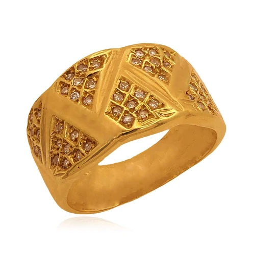 Anel Ouro 18K E Rubis