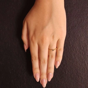 Anel Ouro 18K E Topázio Anel Ouro 18K E Topázio