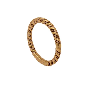 Anel Ouro 18K Em Duas Cores