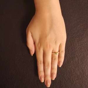 Anel Ouro 18K, Esmeralda E Diamantes Anel Ouro 18K, Esmeralda E Diamantes