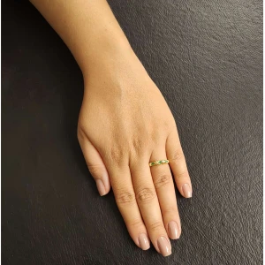 Anel Ouro 18K, Esmeraldas E Diamantes