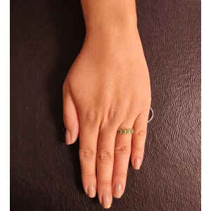 Anel Ouro 18K, Esmeraldas E Diamantes