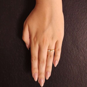 Anel Ouro 18K, Opalas E Diamante