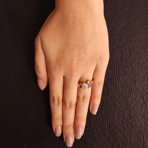 Anel Ouro 18K, Rubis E Diamantes Anel Ouro 18K, Rubis E Diamantes