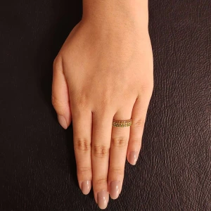 Anel Ouro 18K, Rubis, Esmeraldas E Diamantes Anel Ouro 18K, Rubis, Esmeraldas E Diamantes