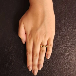 Anel Ouro 18K, Safiras E Diamantes