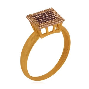 Anel Ouro 18K, Safiras E Diamantes