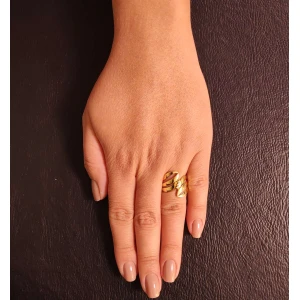 Anel Ouro 18K e Diamantes
